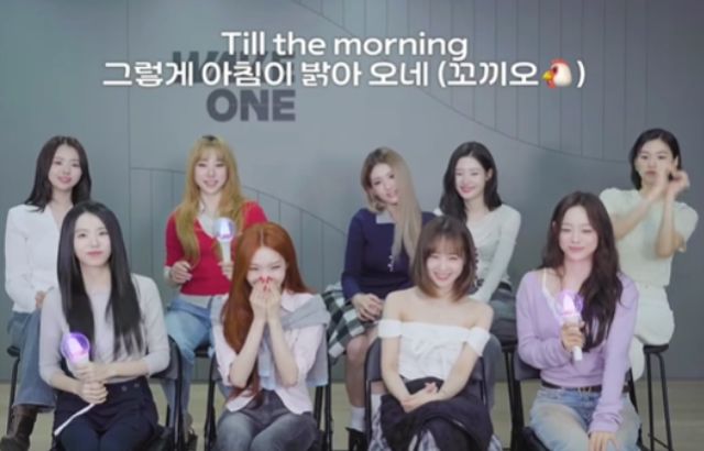 〈갑자기〉 응원하는 말이 닭 울음소리로 나를 놀라게 했다. 아이오아이(I.O.I)는 응원 팬 시점 메모